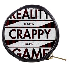 Reality Is Just A Crappy  Boring Game Mini Makeup Bags by Celenk