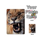 Male Lion Angry Playing Cards 54 (Mini)  Front - Joker1