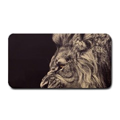 Angry Male Lion Medium Bar Mats by Celenk