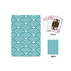 Art Deco Teal Playing Cards (mini) 