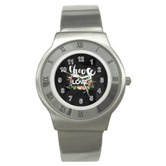 Love Stainless Steel Watch by NouveauDesign