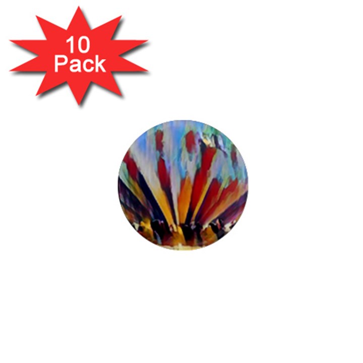 3abstractionism 1  Mini Magnet (10 pack) 