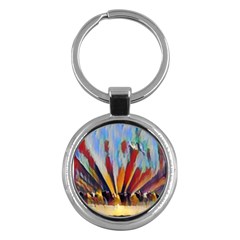 3abstractionism Key Chains (round)  by NouveauDesign