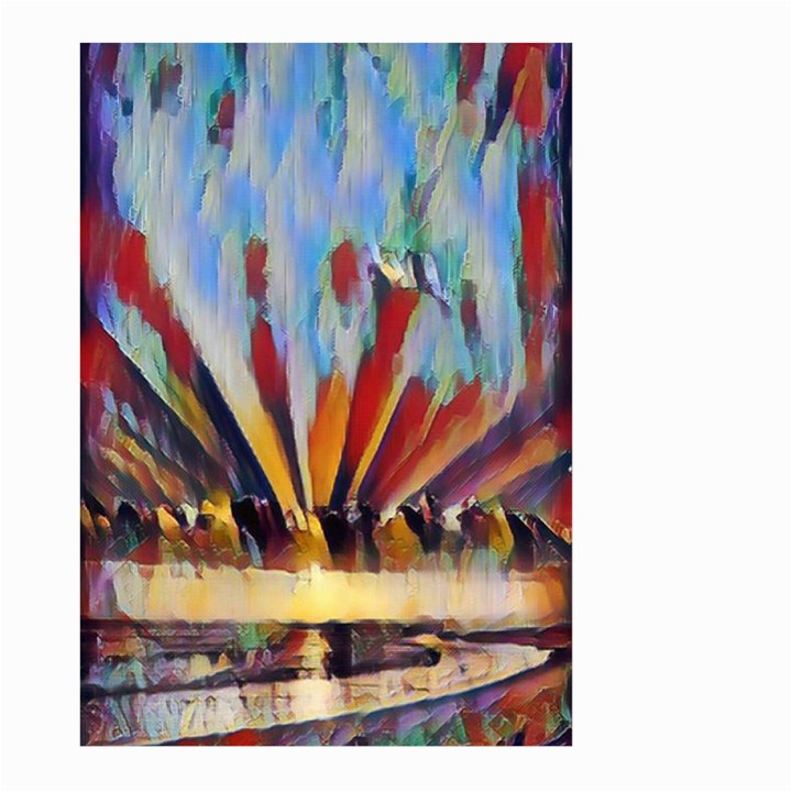 3abstractionism Large Garden Flag (Two Sides)