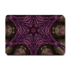 Pink Purple Kaleidoscopic Design Small Doormat  by yoursparklingshop