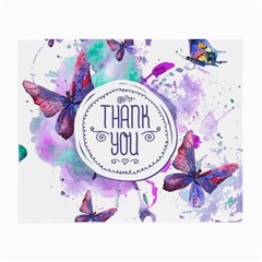 Thank You Small Glasses Cloth by Celenk