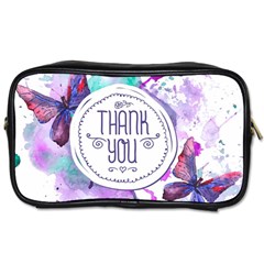 Thank You Toiletries Bags by Celenk
