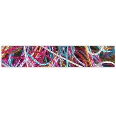 Funny Colorful Yarn Pattern Large Flano Scarf  by yoursparklingshop