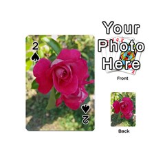 Romantic Red Rose Photography Playing Cards 54 (mini)  by yoursparklingshop