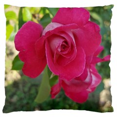 Romantic Red Rose Photography Standard Flano Cushion Case (two Sides) by yoursparklingshop