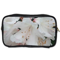 Floral Design White Flowers Photography Toiletries Bags 2-side by yoursparklingshop