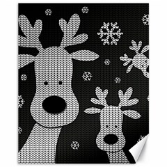 Cute Reindeer  Canvas 11  x 14  