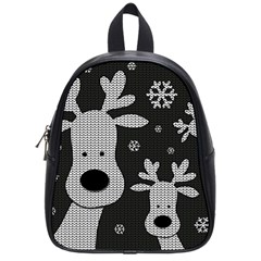 Cute Reindeer  School Bag (Small)