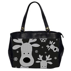 Cute Reindeer  Office Handbags (2 Sides) 