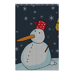 Snowman Shower Curtain 48  X 72  (small)  by Valentinaart