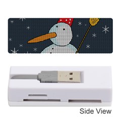 Snowman Memory Card Reader (stick)  by Valentinaart