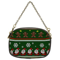 Ugly Christmas Sweater Chain Purses (one Side)  by Valentinaart