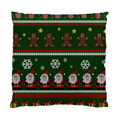 Ugly Christmas Sweater Standard Cushion Case (one Side) by Valentinaart