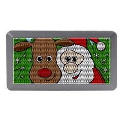 Santa And Rudolph Selfie  Memory Card Reader (mini) by Valentinaart