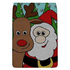 Santa And Rudolph Selfie  Flap Covers (s)  by Valentinaart