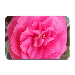 Pink Flower Japanese Tea Rose Floral Design Plate Mats by yoursparklingshop