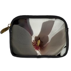 Magnolia Floral Flower Pink White Digital Camera Cases by yoursparklingshop