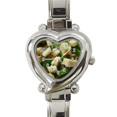 Cheese And Peppers Green Yellow Funny Design Heart Italian Charm Watch