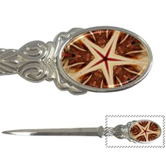 Spaghetti Italian Pasta Kaleidoscope Funny Food Star Design Letter Openers by yoursparklingshop