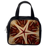 Spaghetti Italian Pasta Kaleidoscope Funny Food Star Design Classic Handbags (One Side) Front