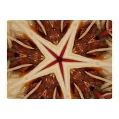 Spaghetti Italian Pasta Kaleidoscope Funny Food Star Design Double Sided Flano Blanket (mini)  by yoursparklingshop