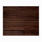 Rustic Dark Brown Wood Wooden Fence Background Elegant Small Glasses Cloth Front