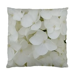Hydrangea Flowers Blossom White Floral Elegant Bridal Chic Standard Cushion Case (one Side) by yoursparklingshop