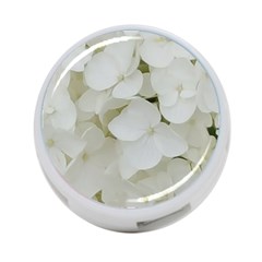 Hydrangea Flowers Blossom White Floral Elegant Bridal Chic 4-port Usb Hub (two Sides)  by yoursparklingshop