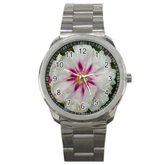 Floral Soft Pink Flower Photography Peony Rose Sport Metal Watch by yoursparklingshop