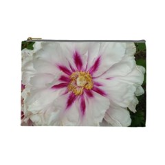 Floral Soft Pink Flower Photography Peony Rose Cosmetic Bag (large) 