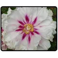 Floral Soft Pink Flower Photography Peony Rose Fleece Blanket (medium) 
