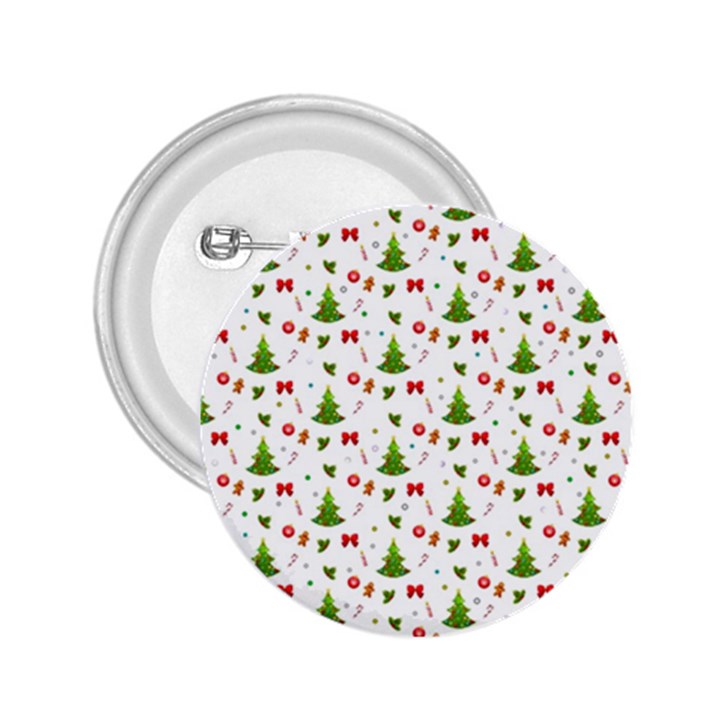 Christmas pattern 2.25  Buttons