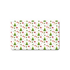 Christmas pattern Magnet (Name Card)