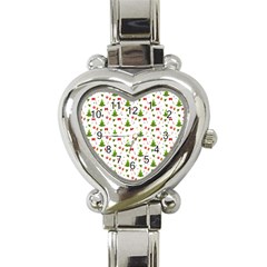 Christmas Pattern Heart Italian Charm Watch by Valentinaart