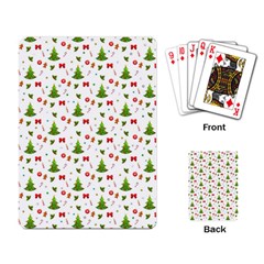 Christmas Pattern Playing Card by Valentinaart