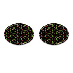 Christmas Pattern Cufflinks (oval) by Valentinaart