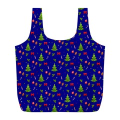 Christmas Pattern Full Print Recycle Bags (l)  by Valentinaart