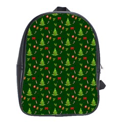 Christmas Pattern School Bag (large) by Valentinaart