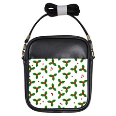 Christmas Pattern Girls Sling Bags by Valentinaart