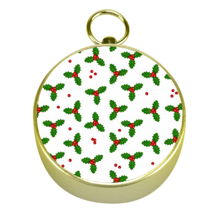 Christmas pattern Gold Compasses