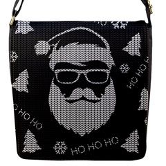 Ugly Christmas Sweater Flap Messenger Bag (s) by Valentinaart