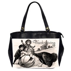 Vintage Thanksgiving Office Handbags (2 Sides) 