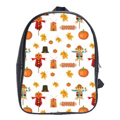 Thanksgiving School Bag (xl) by Valentinaart