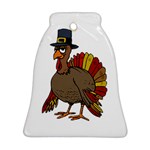 Thanksgiving turkey  Bell Ornament (Two Sides) Front