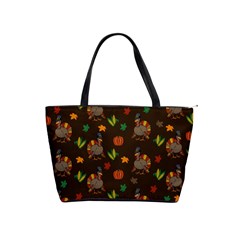 Thanksgiving Turkey  Shoulder Handbags by Valentinaart